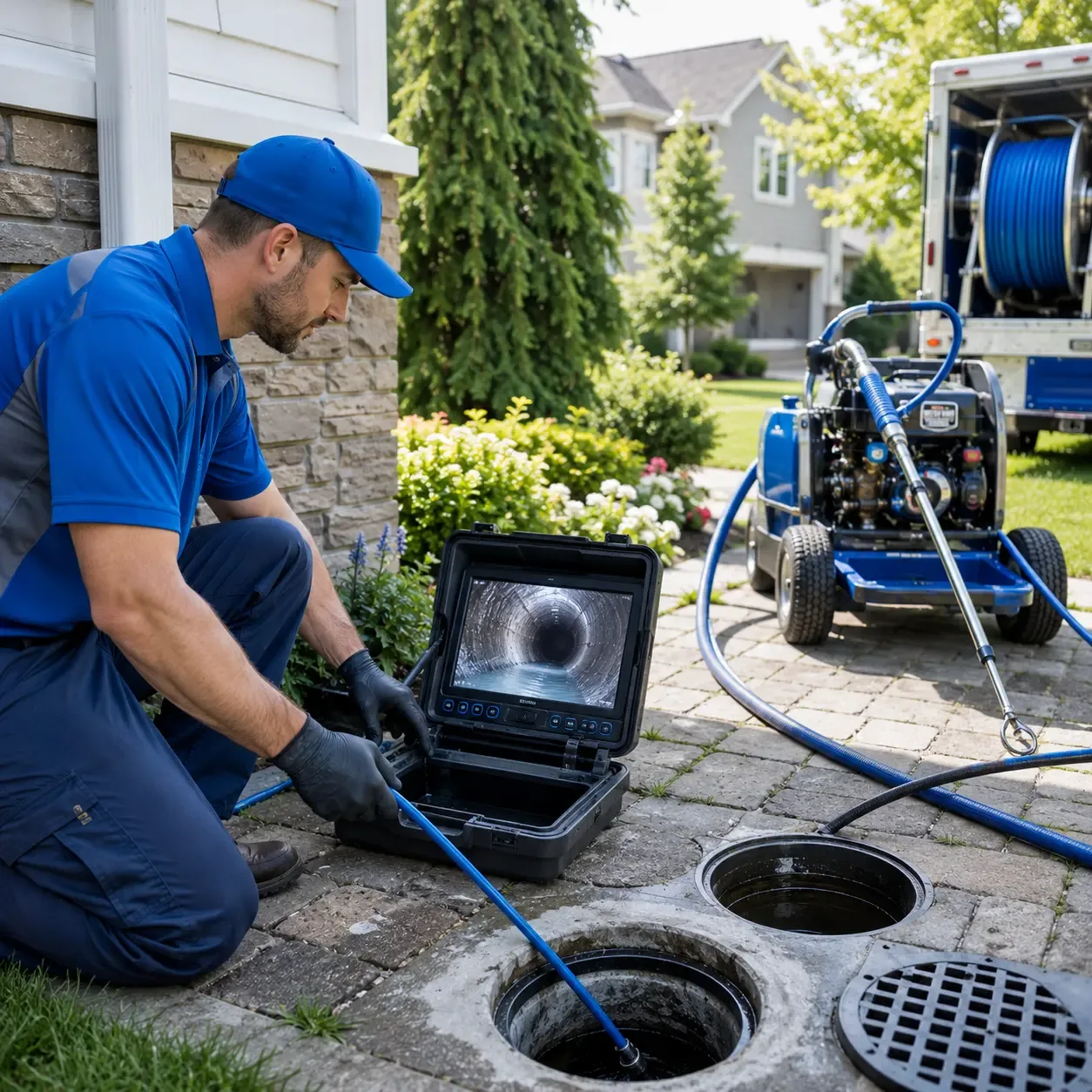 Outdoor drain cleaning professionals serving Worthville, KY
